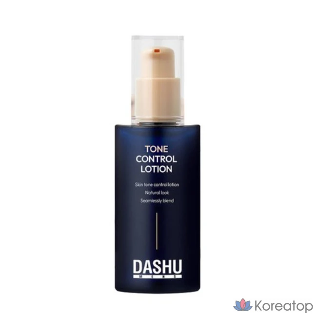 Лосьон для контроля тона кожи для мужчин DASHU, 65 мл, оттенок 02 «Нейтральный бежевый», 1 шт.