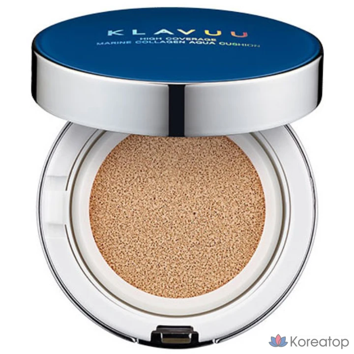 Klavuu Blue Pearlsation High Coverage Marine Collagen Aqua Cushion, 12 г, № 21, 1 шт.