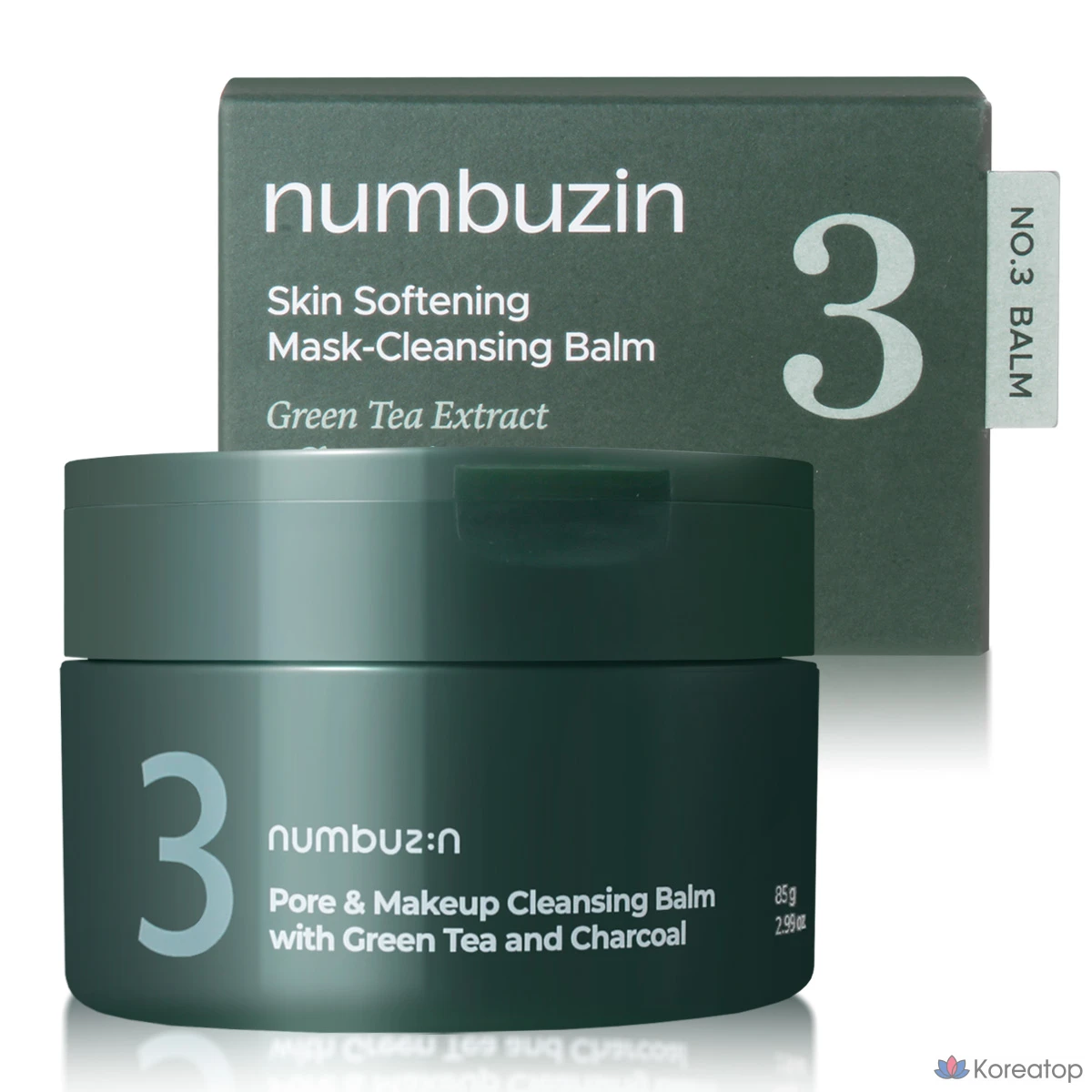 Очищающая маска-бальзам для пор с зеленым чаем и углем № 3, 85 г, 1 упаковка