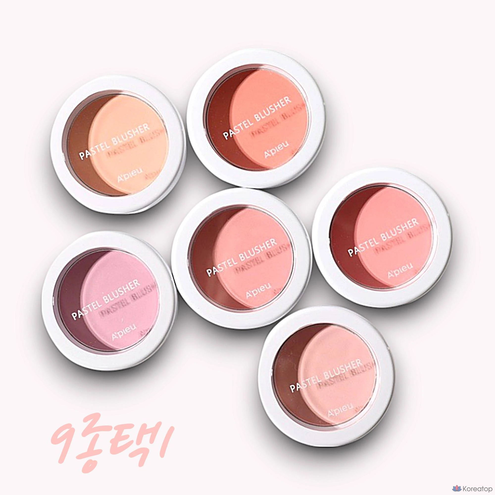 Румяна A'Pieu Pastel Blusher, оттенок PK10 Berry Pink, 4.3 г, 1 шт.