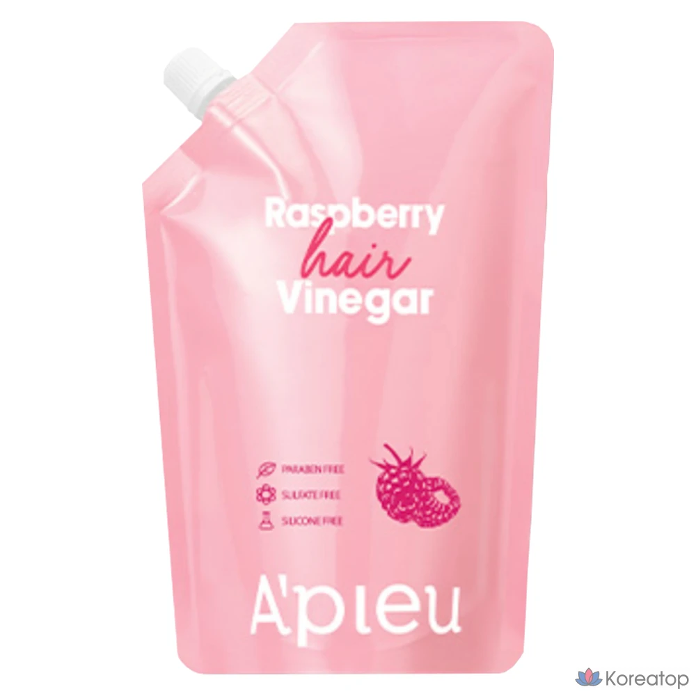 Сменный блок уксуса для волос A'Pieu с ароматом малины, 400 мл, 1 шт.