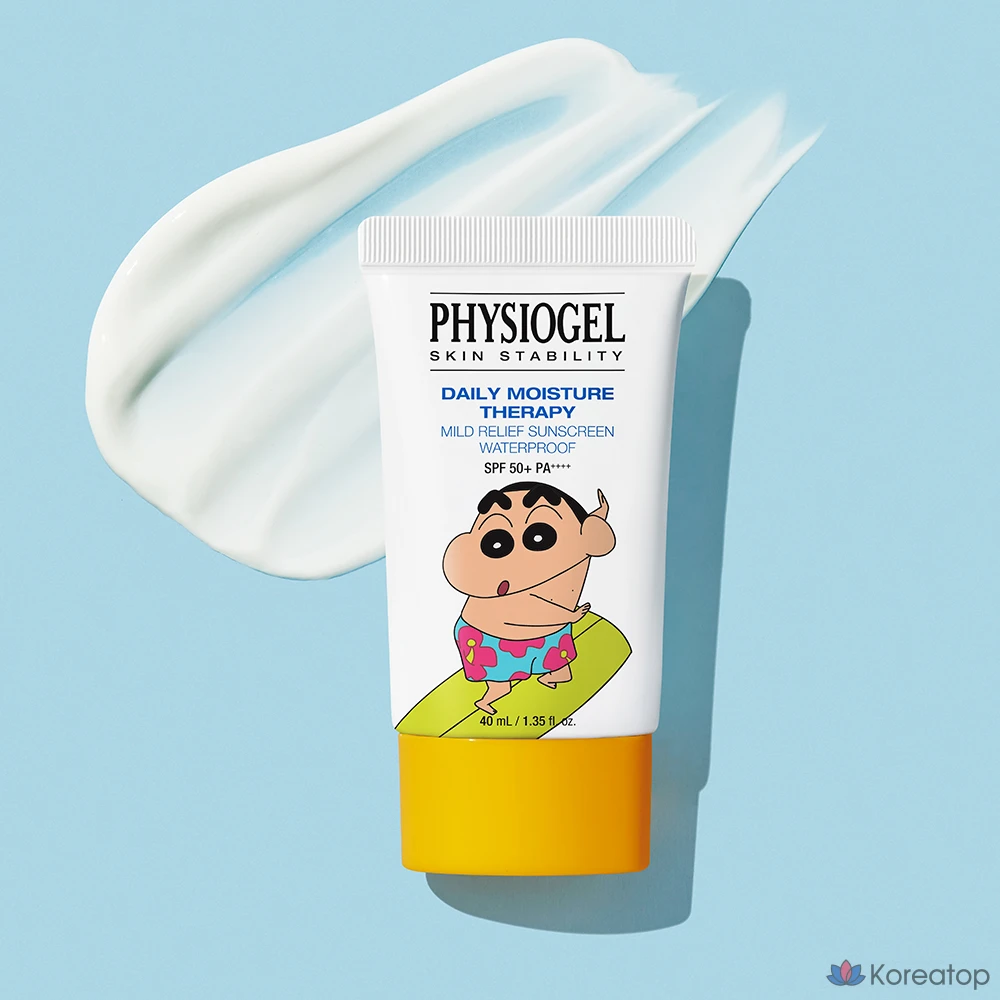 Солнцезащитный крем PHYSIOGEL Jjanggu Daily Moisture Therapy Mild Relief Waterproof Sunscreen SPF50+ PA++++, 1 шт., 40 мл