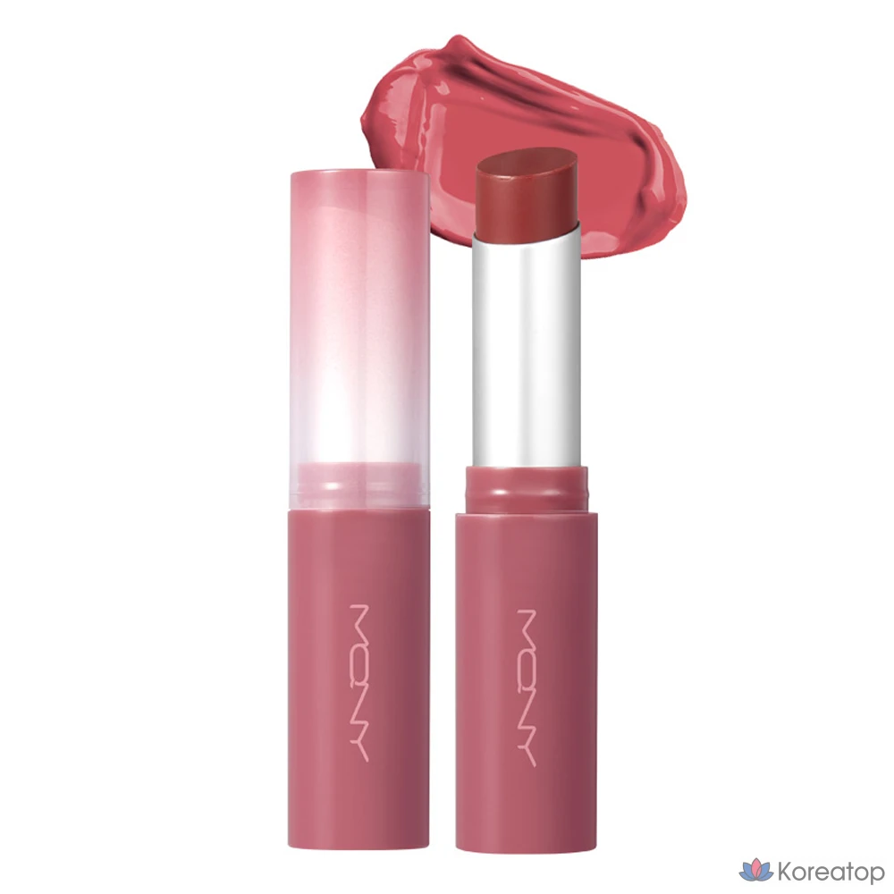 Помада Mqny New York Glow Melting Lipstick, оттенок 01 Rosy Veig, 3,5 г, 1 шт.