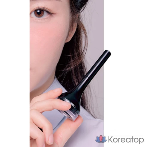 Подводка для глаз коричневая стойкая гелевая с кисточкой  Tony Moly, № 2, коричневая