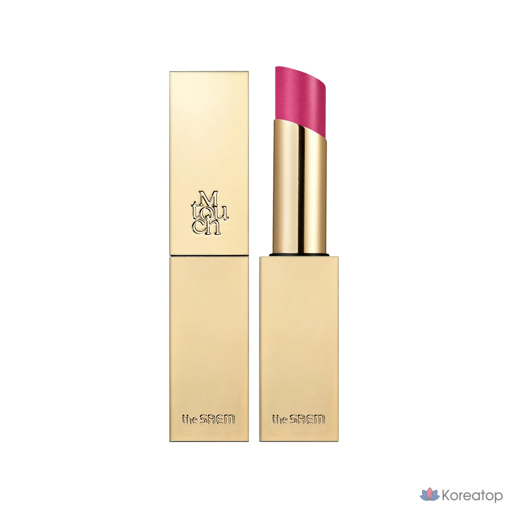 Помада The Saem M Touch Shine, 1 шт., PK04, оттенок Cherry Blush