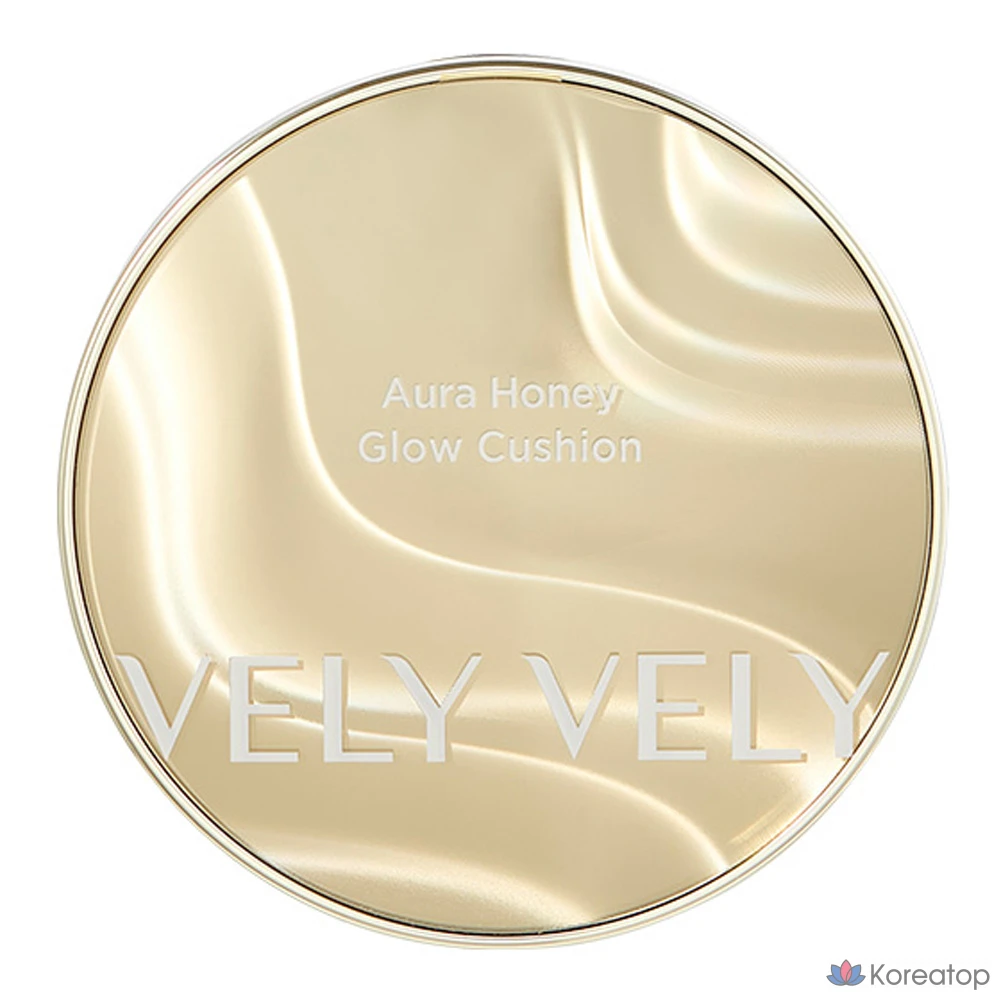 Кушон Vely Vely Aura Honey Glow Cushion Foundation, оттенок 21 Light, 15 г, 1 шт.