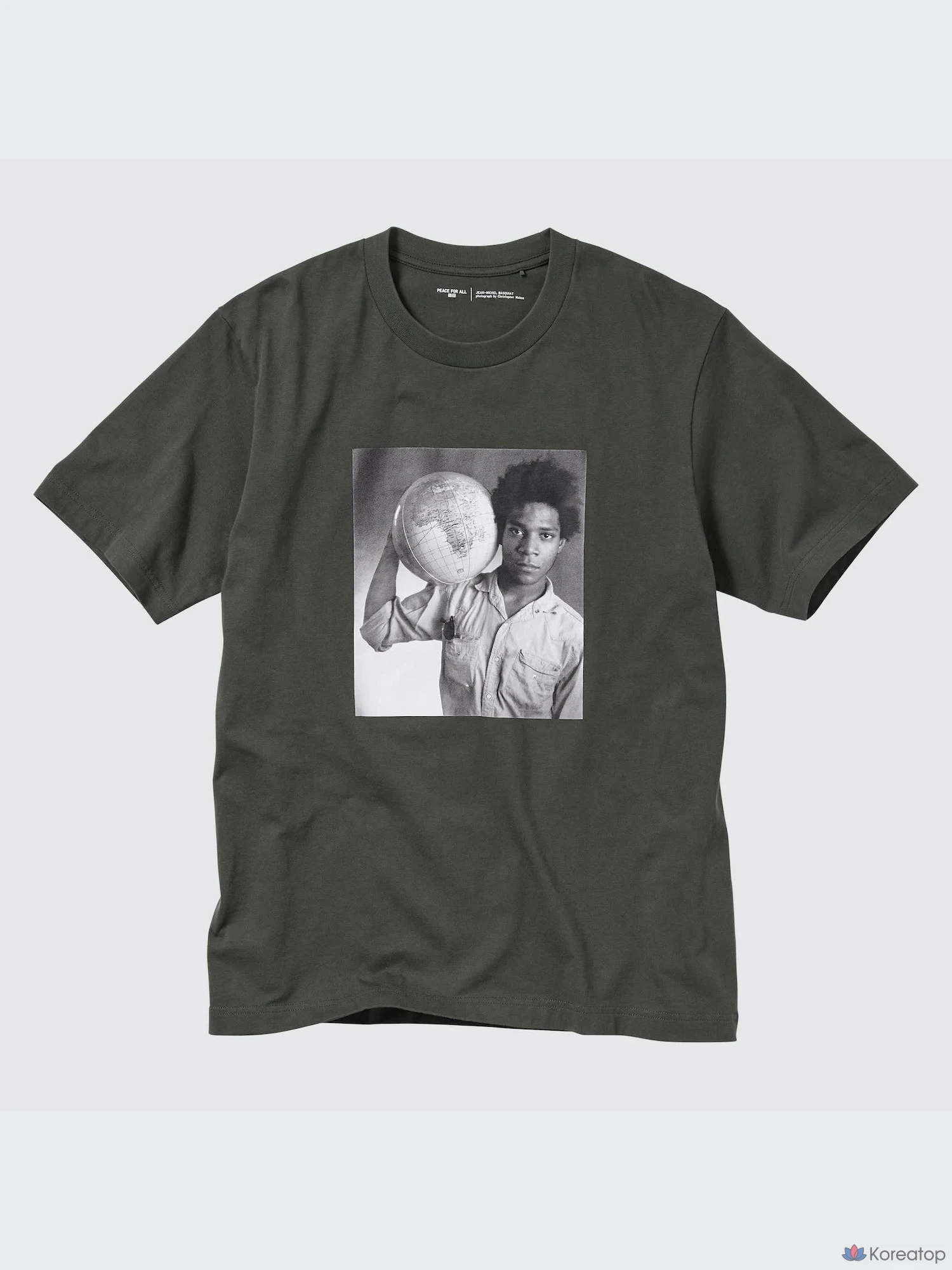 Футболка Uniqlo PEACE FOR ALL Graphic T Regular Fit Basquiat