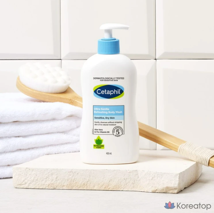 Освежающий гель для душа Cetaphil Ultra Gentle, 400 мл, 1 шт.