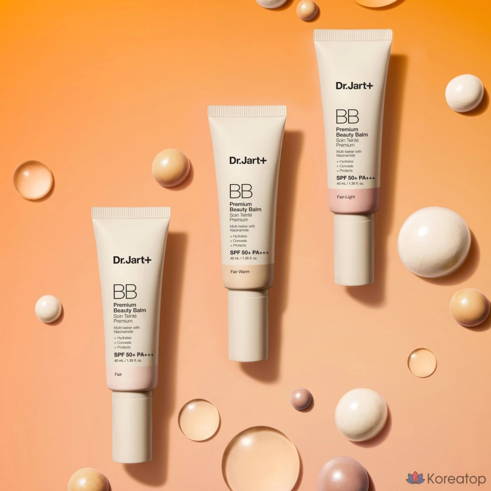 Бальзам для лица Dr. Jart+ Premium Beauty Balm SPF50+ PA+++, оттенок Fair Warm, 40 мл, 1 шт.