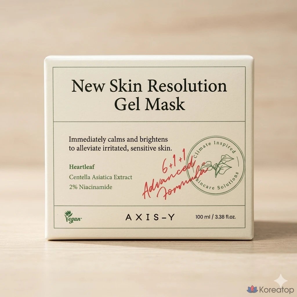 Гель-маска для лица Axis-Y New Skin Resolution Gel Mask, 100 мл, 1 шт.
