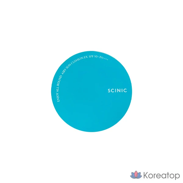 Солнцезащитный крем Scinic Enjoy All-Round Airy Sun Cushion EX SPF50+ PA++++, 25 г, 1 шт.
