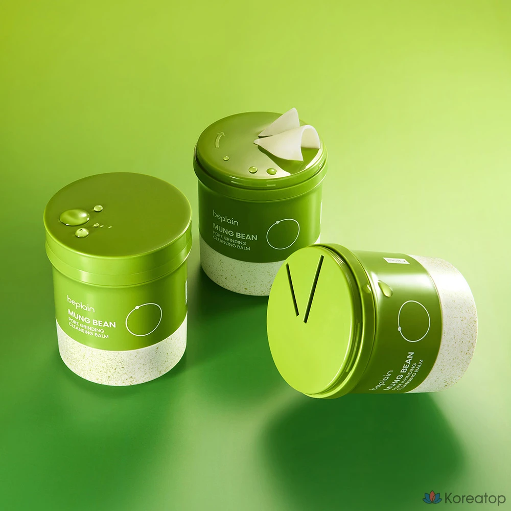 Очищающий бальзам для лица B.Plain Mung Bean Pore Grinding Cleansing Balm, 1 шт., 100 мл, фото 2