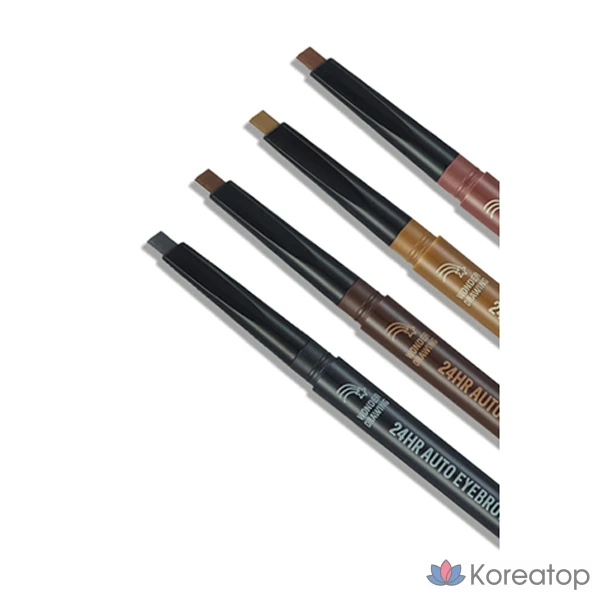 Карандаш для бровей Holika Holika Wonder Drawing 24H Auto Eyebrow AD, оттенок 02 Dark Brown, 1 шт.