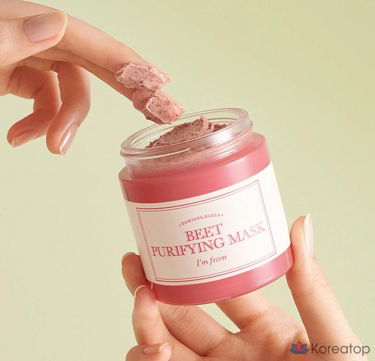 Маска для лица I'm From Beet Purifying Mask, 110 г, 6 шт., фото 2