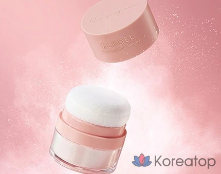 Пудра ELROEL Pink Lighting Powder, оттенок Pink Light, 7.2 г, 1 шт.