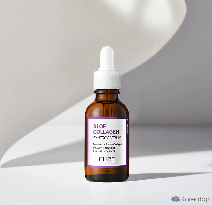 Сыворотка для лица KIM JEONG MOON Aloe Cure Aloe Collagen Synergy Serum, 1 шт., 30 г