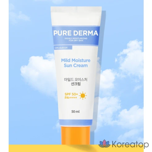 Солнцезащитный крем для тела Pure Derma Mild Moisture SPF50+ PA++++, 50 мл