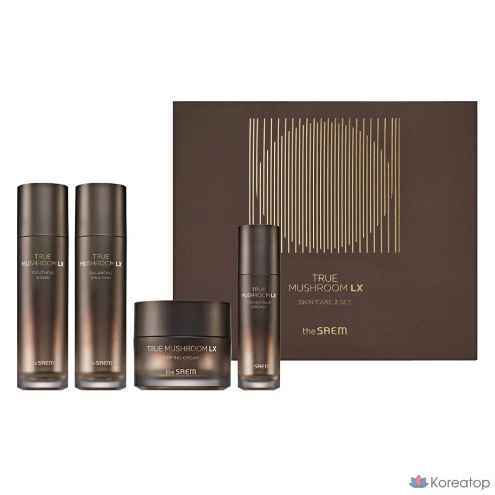 Набор косметики The Saem True Mushroom LX Basic Cosmetics из 3 предметов, 1 комплект