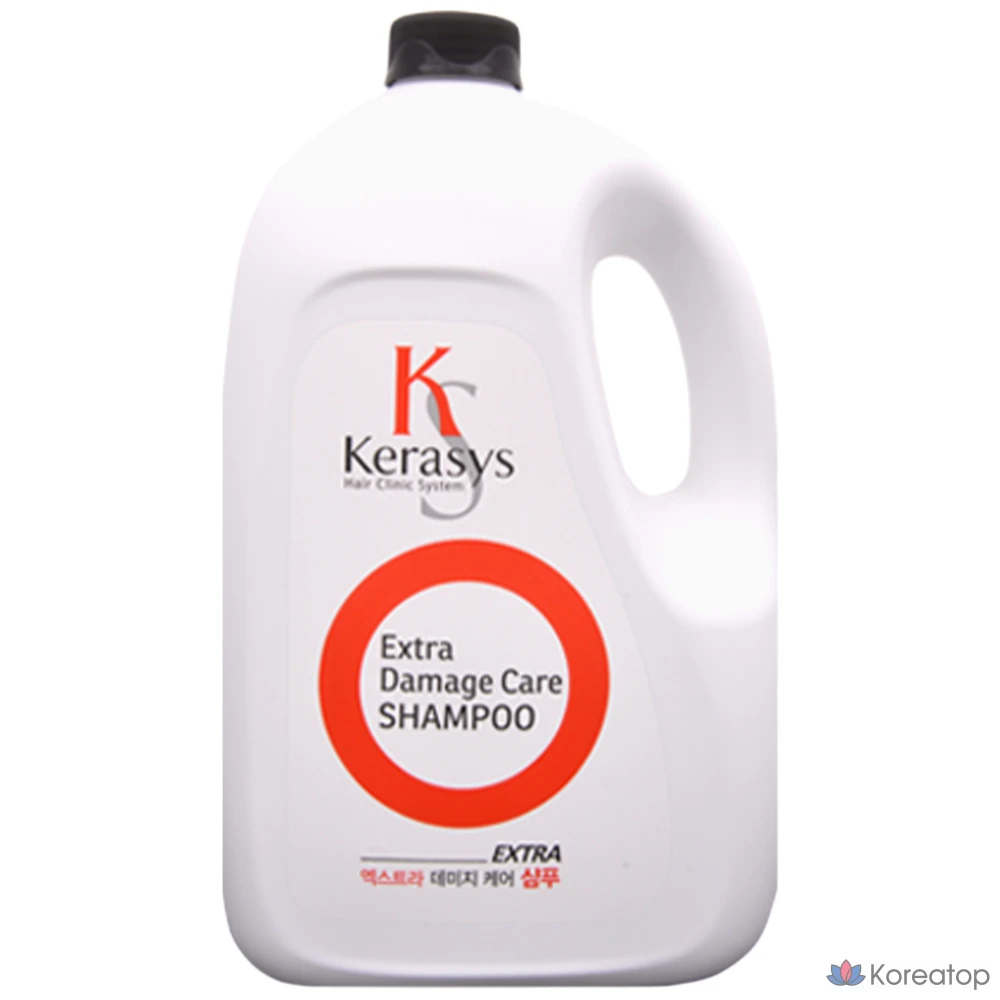 Шампунь KeraSys Extra Damage Care 4000 мл, дозатор, 4 кг, 1 шт.