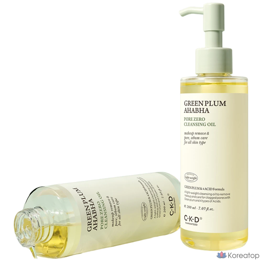 Очищающее масло CKD Green Plum AHA BHA, 200 мл, 1 шт.