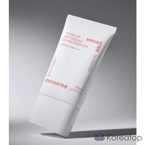 Солнцезащитный крем Innisfree Tone Up No Sebum Sunscreen EX SPF50+ PA++++, 50 мл