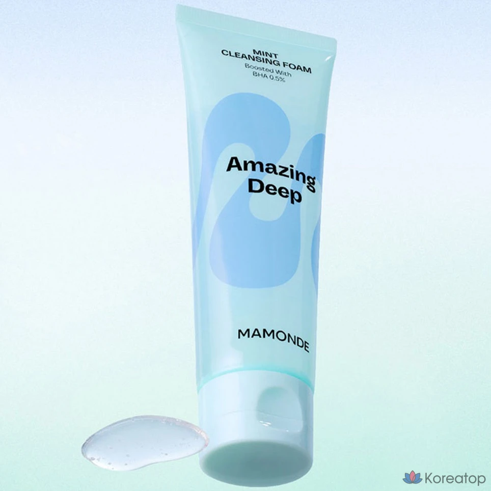 Очищающая пенка для лица Mamonde Amazing Deep Mint, 120 мл, 1 шт.