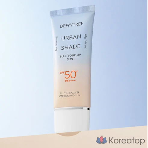 Солнцезащитный крем Dewytree Urban Shade Blue Tone-Up SPF50+ PA++++