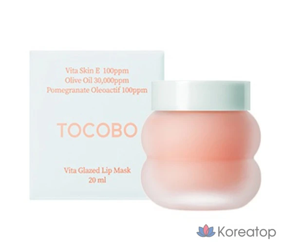 Глазированная маска для губ Tokobo Vita, 20 мл, 1 штука, 6 штук, фото 2