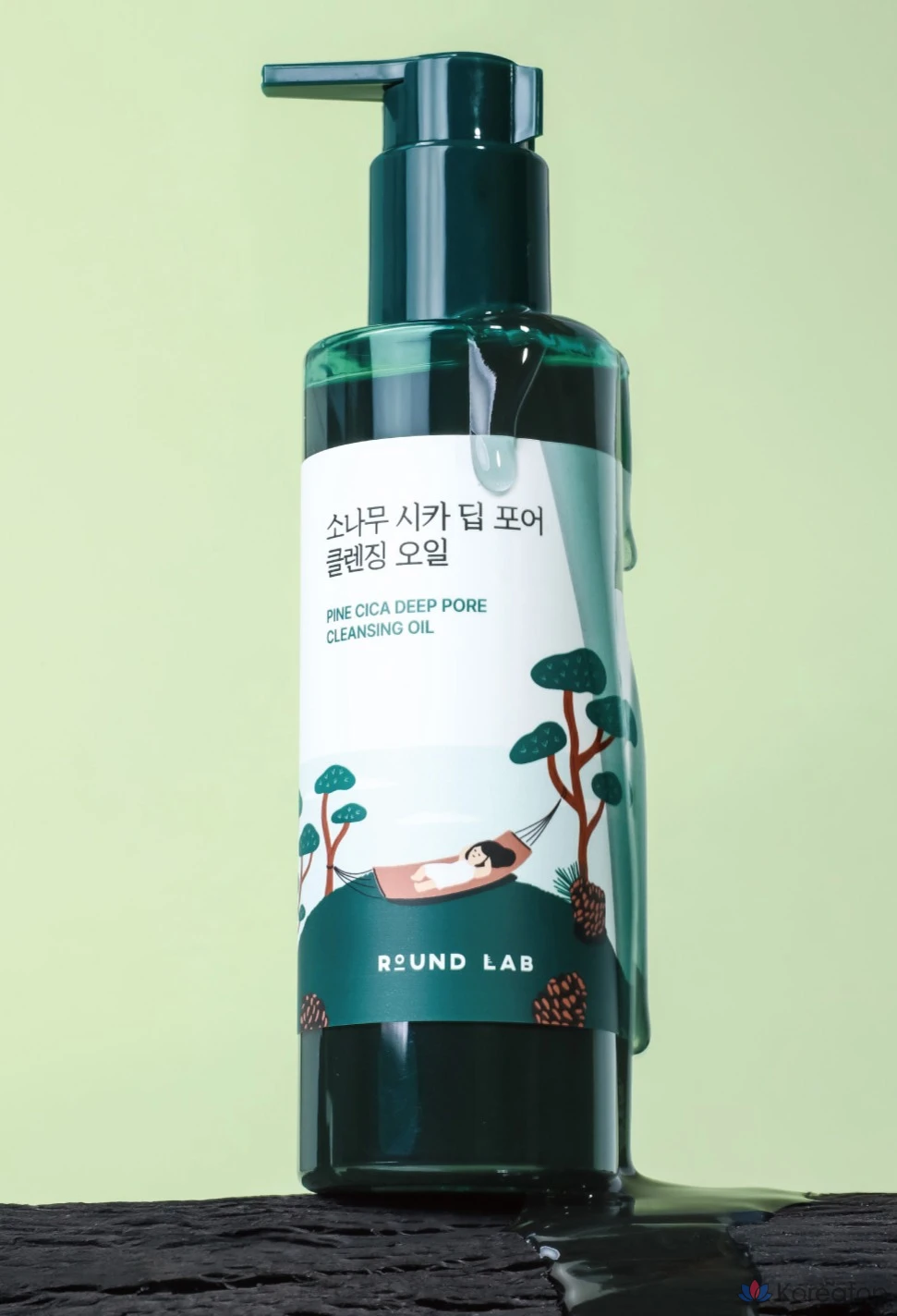 Очищающее масло для пор Round Lab Pine Cica, 1 шт., 200 мл