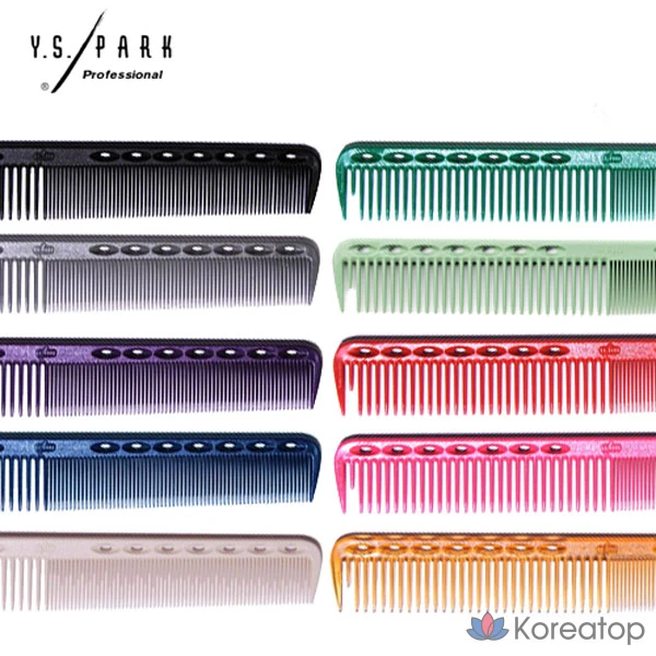 Расческа Y.S. Park YS-339 Cut Comb, черный, 1 шт.