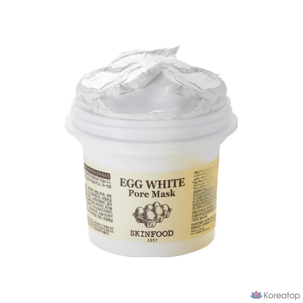 Тканевая маска для лица Skinfood Egg White Pore Mask, 1 шт.