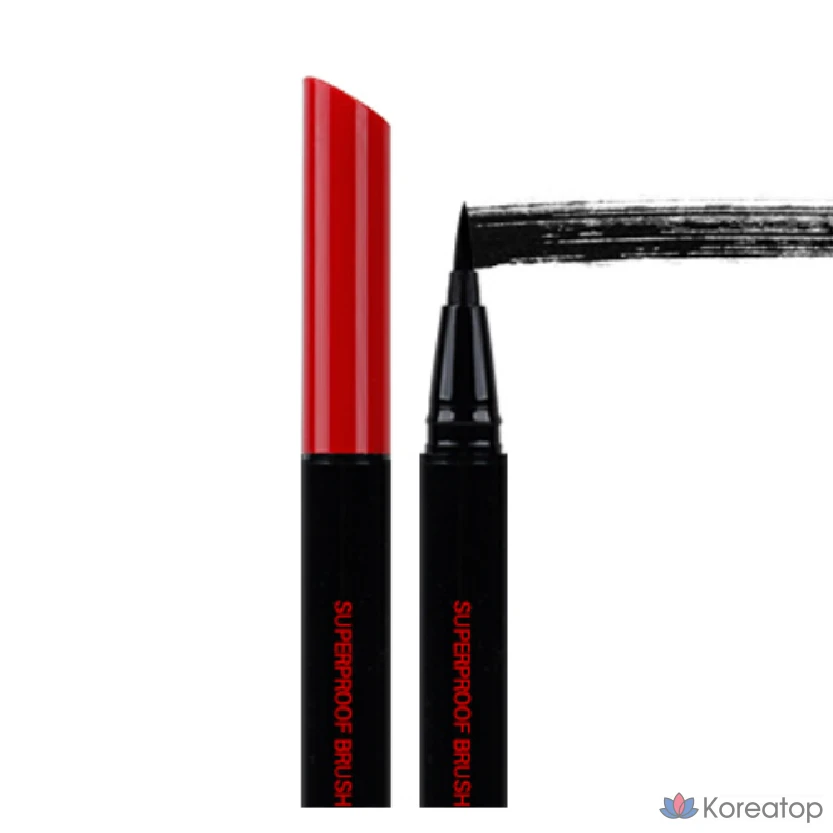 Подводка для глаз Clio Superproof Brush Eyeliner Kill Black, оттенок Black, 0.5 мл, 1 шт.