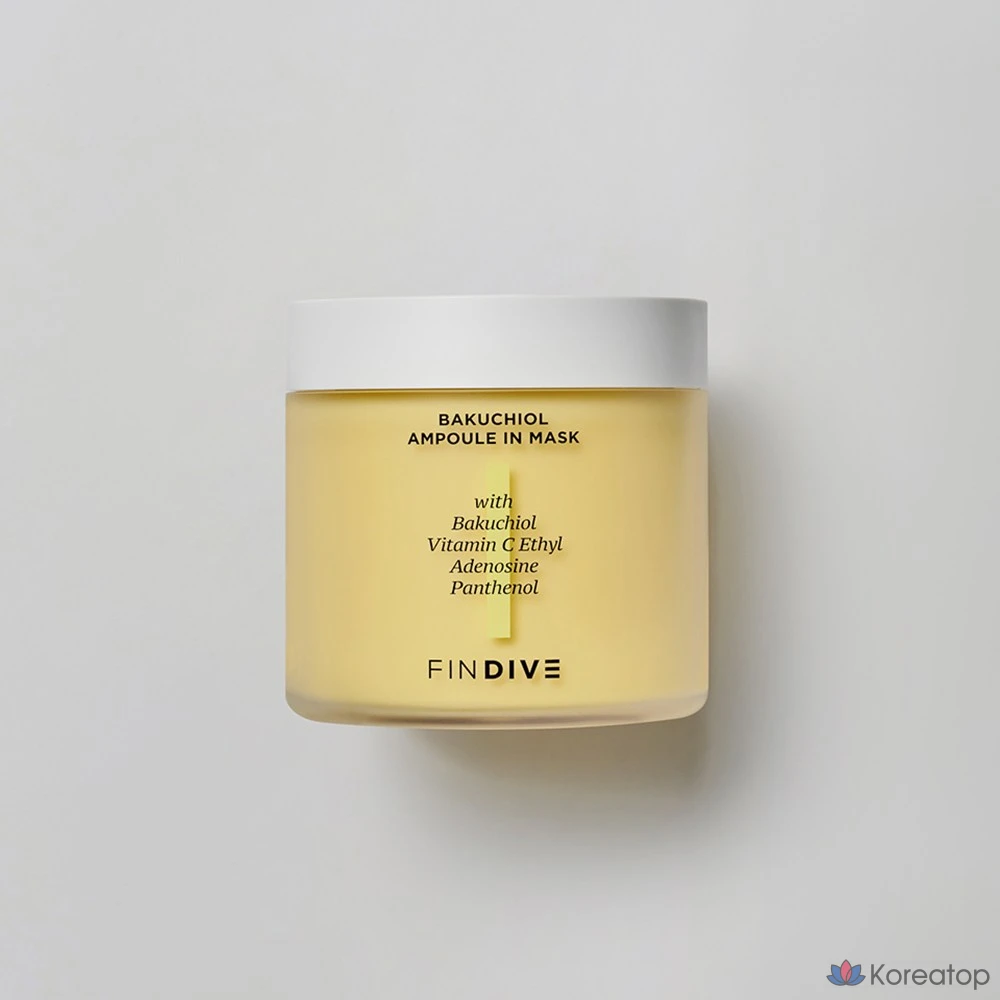 Смываемая кремовая маска-маска FINDIVE Bakuchiol, 200 мл, 1 шт., 1 упаковка.