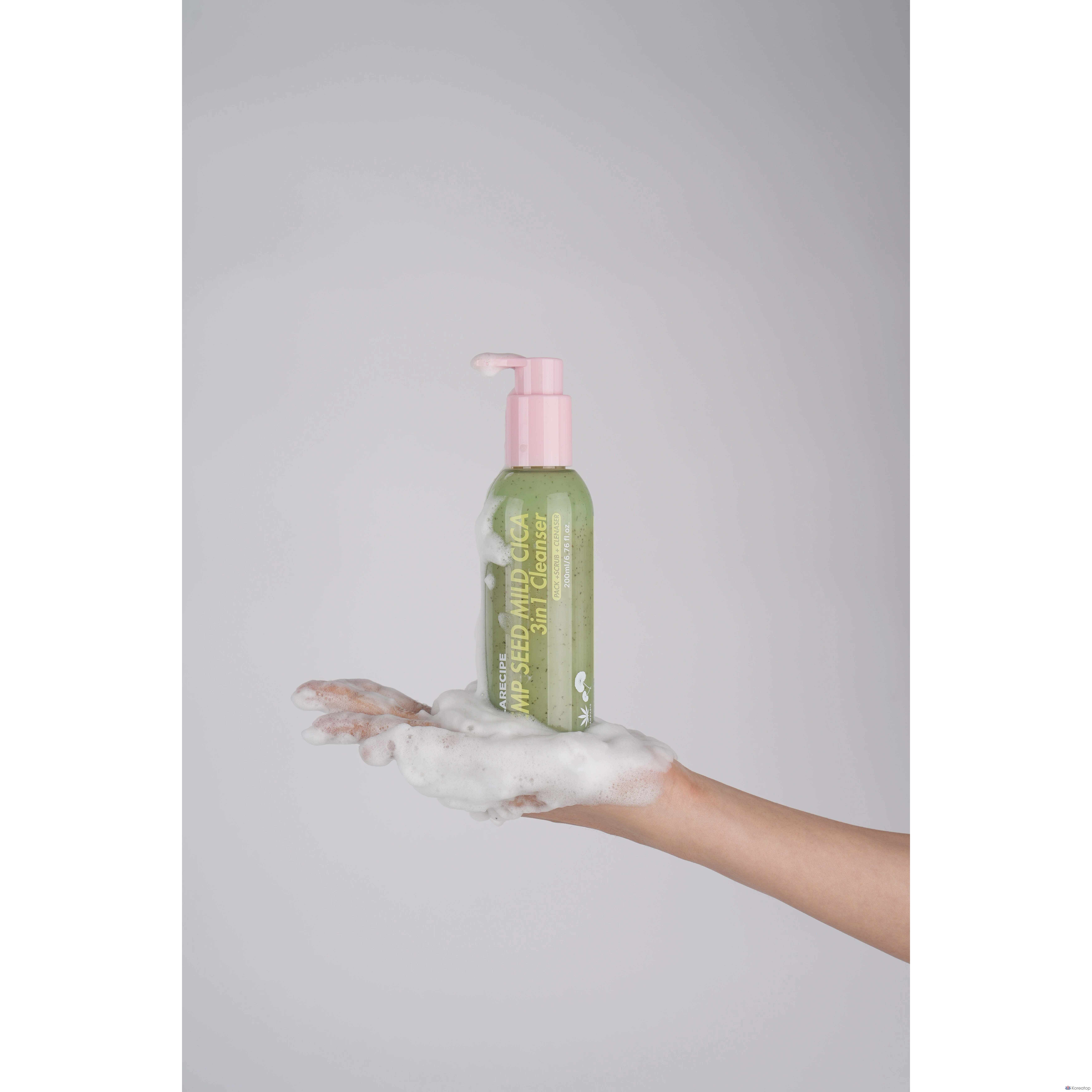 Очищающее средство LALARECIPE Hemp Seed Mild Cica 3-в-1, 200 мл, 1 шт.