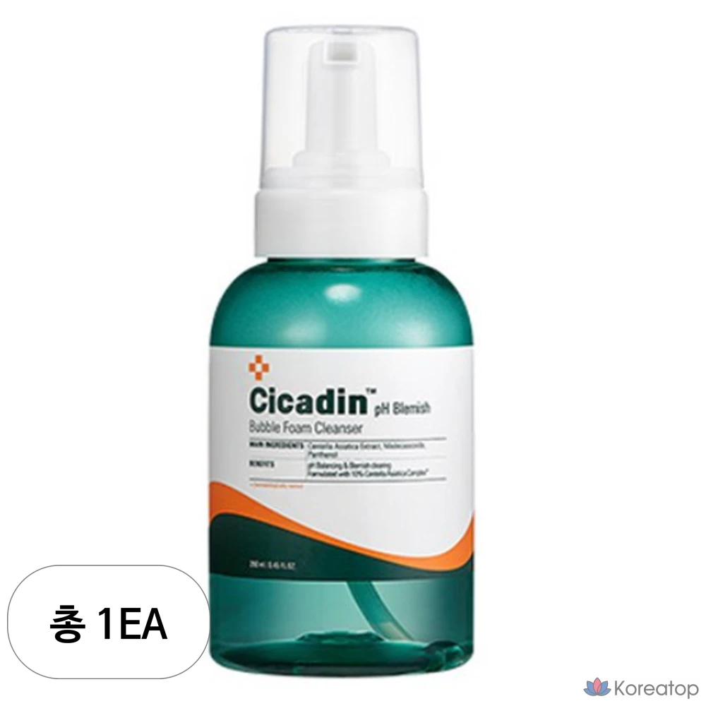 Очищающая пенка для лица Missha Cicadin с мягкой кислотностью для проблемной кожи, 250 мл, 1 шт.