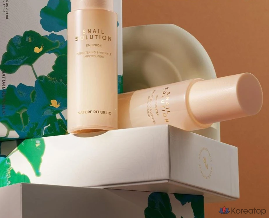 Набор из 2 средств Nature Republic Snail Solution, 2 комплекта., фото 2