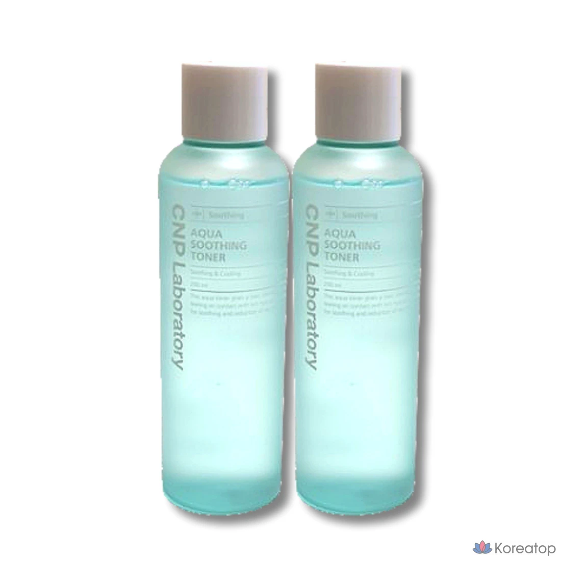 Успокаивающий тоник CNP Aqua 200 мл + Увлажняющий охлаждающий тоник CNP 200 мл + 200 мл (зеленый), 1 комплект, 200 мл