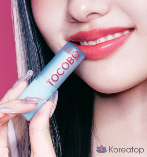 Тинт-бальзам для губ Tocobo Glass Tinted Lip Balm, оттенок 011 Flush Cherry, 3.5 г, 1 шт., фото 2