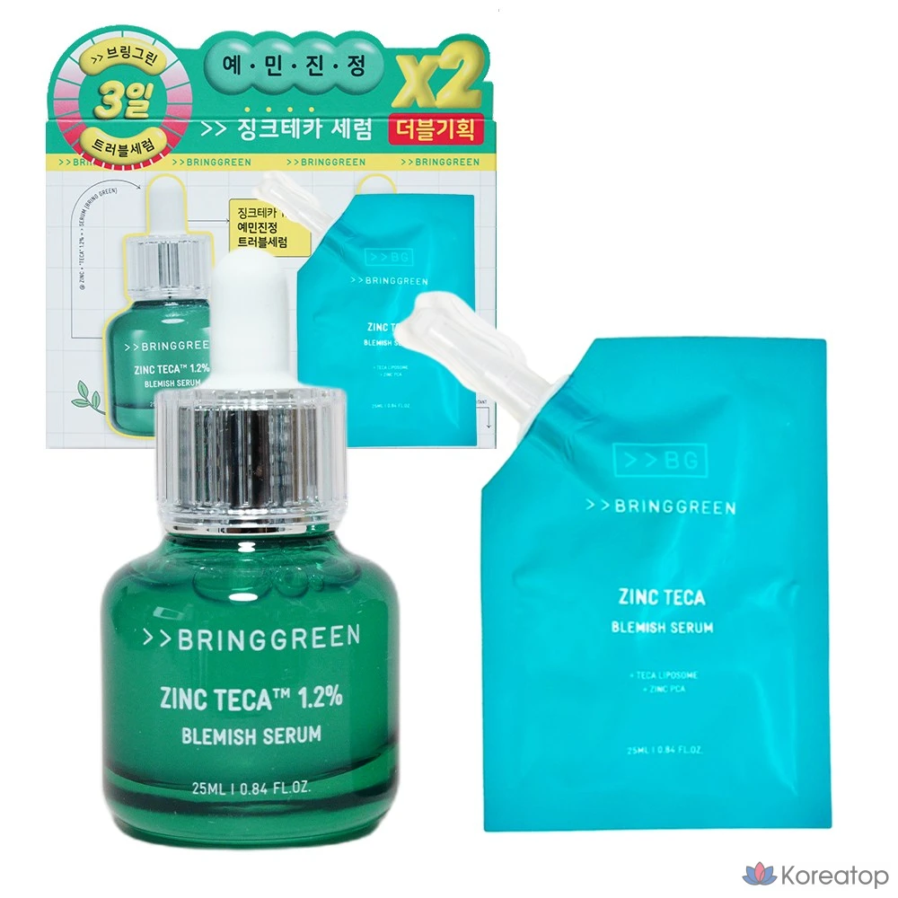 Сыворотка Bring Green Zinc Teca Trouble Serum, 50 мл, 1 шт.