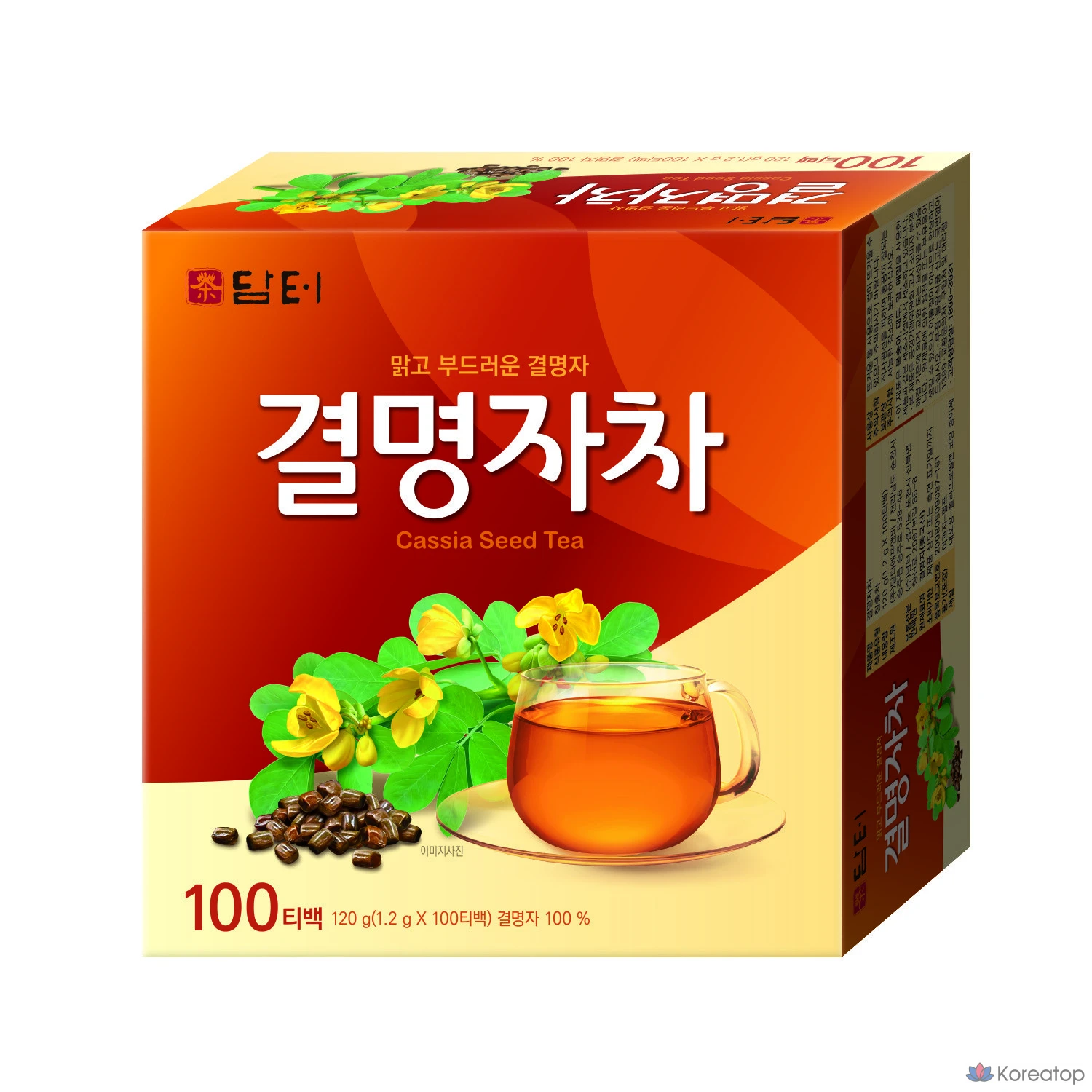 Набор для ухода Damtuh Infusion Tea Bag 100T 4 Types (Barley Tea + Cassia Seed Tea + Solomon's Seal Tea + Corn Silk Tea), 120 г, 1 шт.