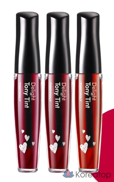 Тинт для губ Tony Moly Delight Tony Tint, оттенок 01 Cherry Pink, 8.3 мл, 1 шт., фото 2