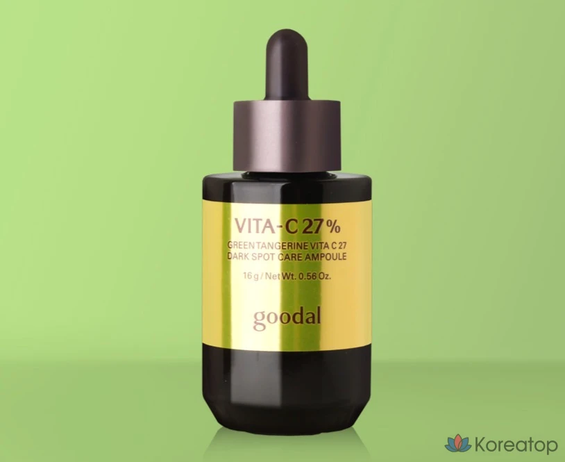Ампула Goodal Green Tangerine Vita C 27 для точечного ухода за кожей, 16 г, 1 шт.