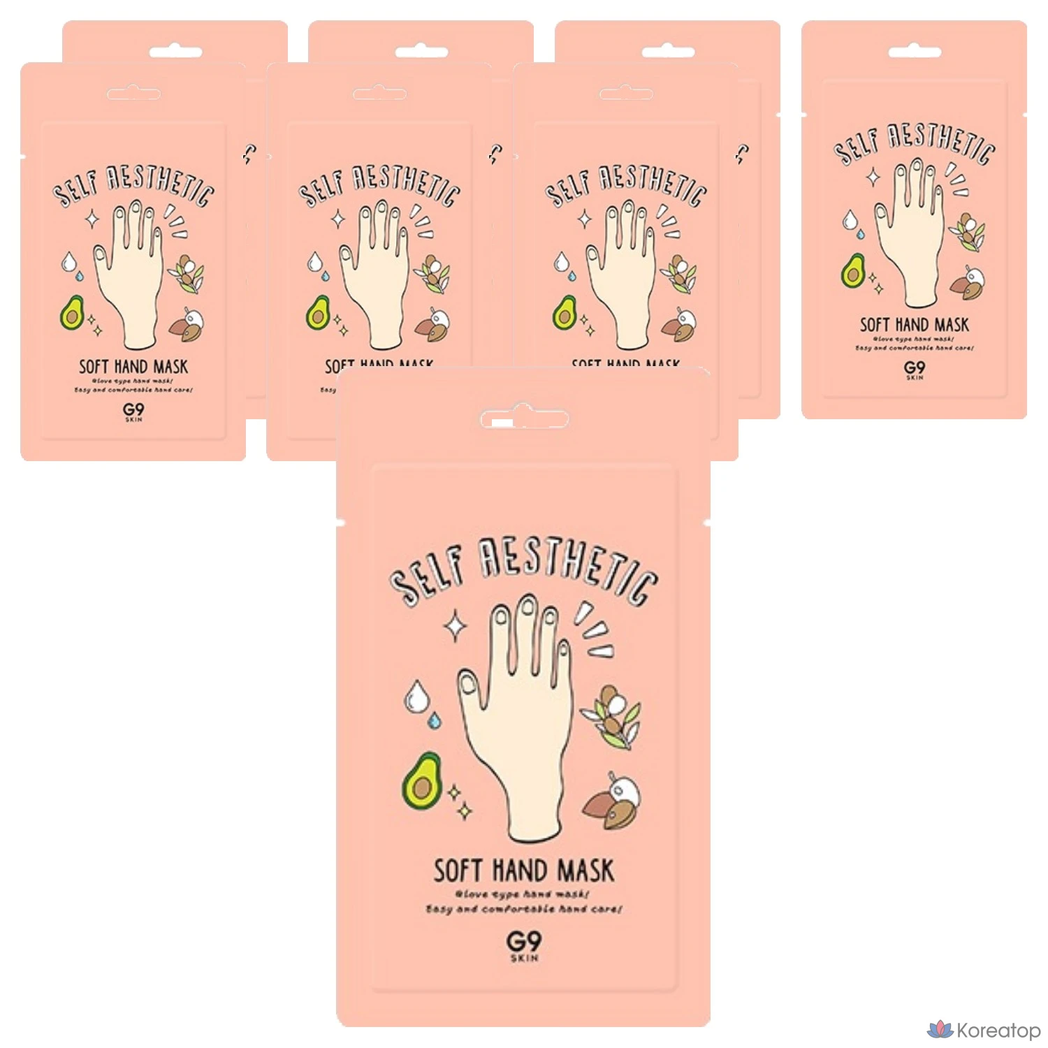 Маска для рук Gina Skin Self-Aesthetic Soft Hand Mask, 5 мл, 8 шт.