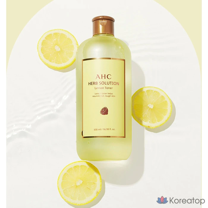 Тоник для тела AHC Herb Solution со вкусом лимона, 500 мл, 1 шт.