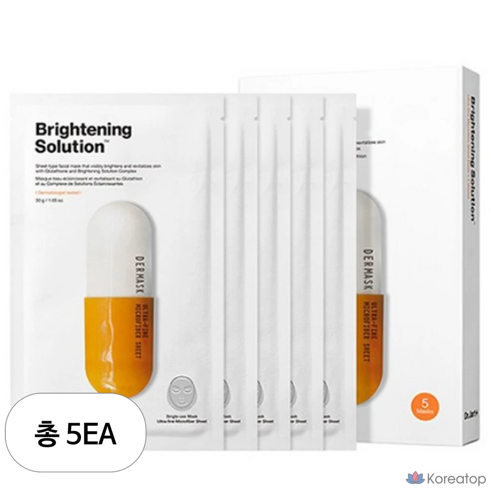 Осветляющий раствор Dr. Jart+ Dermask Microjet, 30 г, 1 упаковка, 5 штук.