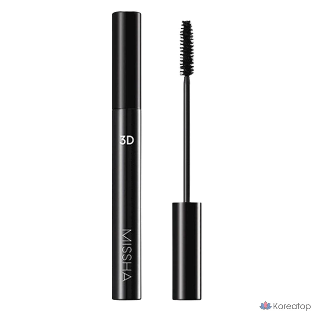 Тушь для ресниц Missha 3D, 7 г, черная, 1 шт.