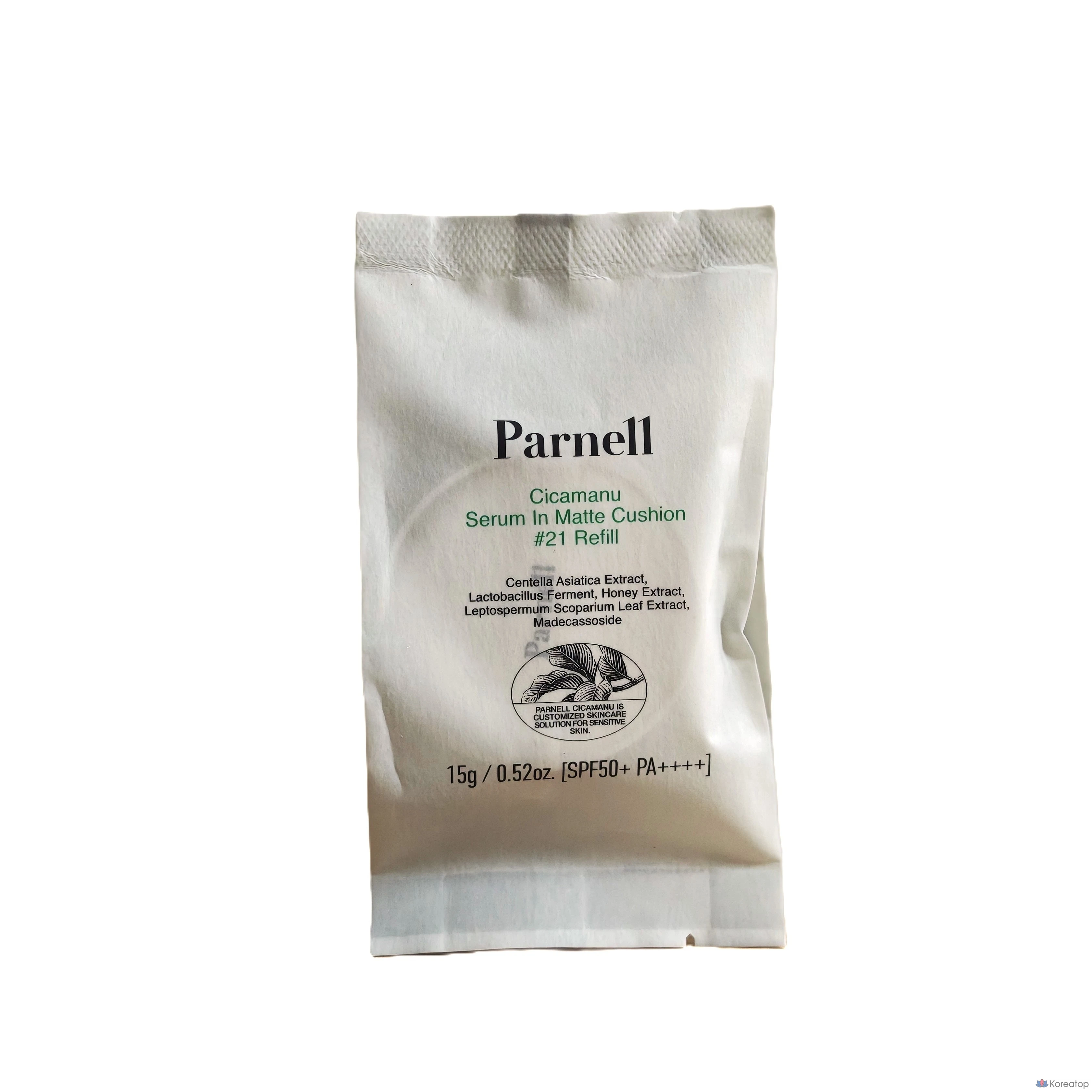 Кушон Parnell Cicamanu Serum In Mat Cushion, оттенок 21, 1 шт.