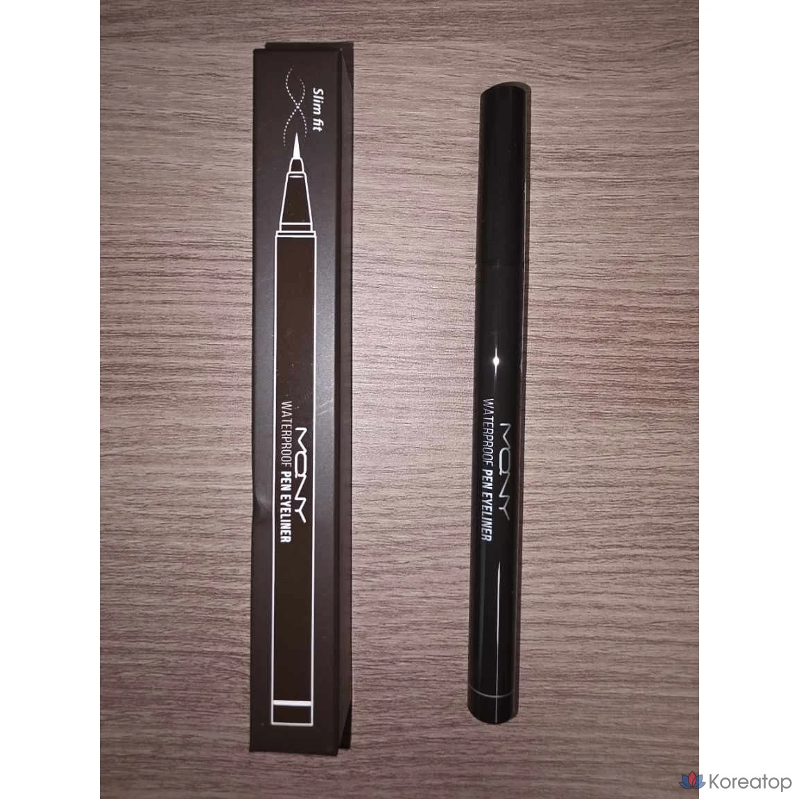 Водостойкая подводка для глаз Mqny New York, 0,6 г, № 02, темно-коричневый, 1 шт.