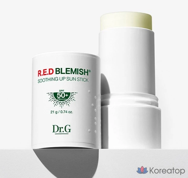 Набор солнцезащитных стиков Dr.G Red Blemish Soothing Up Sun Stick Duo Set SPF50+ PA++++, 42 г, 1 шт., фото 2