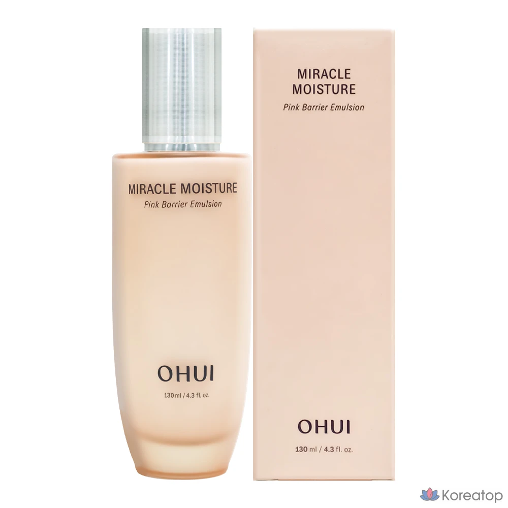 OHUI Увлажняющая эмульсия Miracle Moisture Pink Barrier Emulsion, 130 мл, 1 шт.